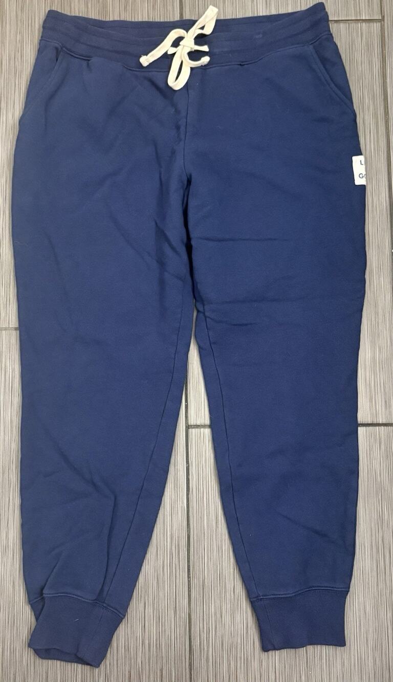 Life Is Good Navy Blue Sweatpants Joggers Women’s Large Cotton